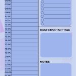 printable daily planner