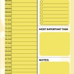 printable daily planner