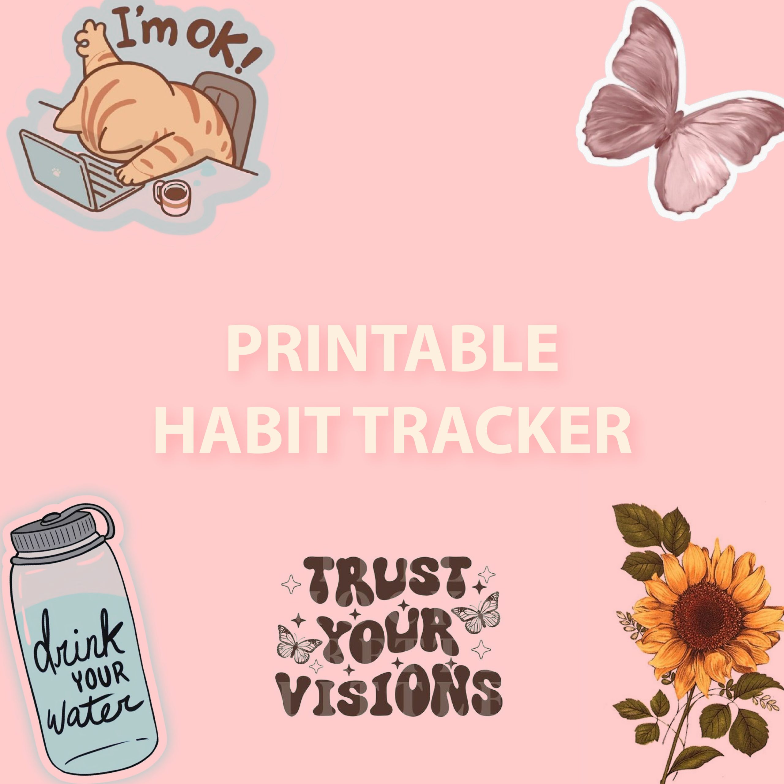 PRINTABLE habit tracker